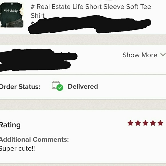 # Real Estate Life Short Sleeve Soft Tee Shirt - Picture 3 of 5